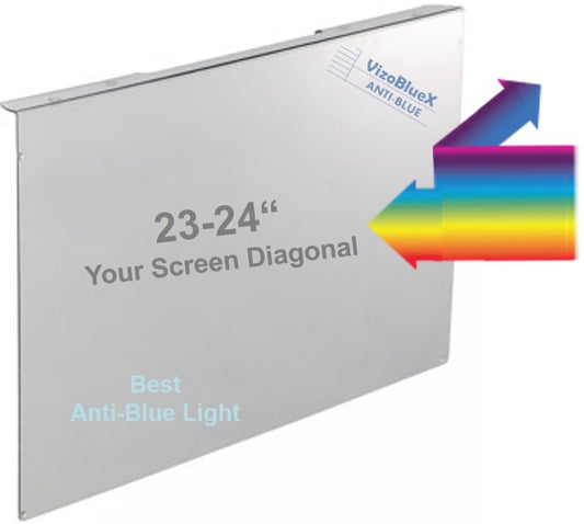 VizoBlueX 23-24" Anti-Blue Light Filter Screen Protector 21.5x13" Multi-Layer Acrylic