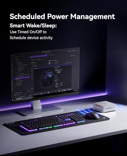KAMRUI 5.04 inch P2 4K UHD Mini PC 60Hz
