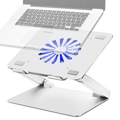 SOUNDANCE Adjustable Laptop Cooling Pad Model LS2, 140mm Fan, Aluminum, Supports Laptops up to 17.3 inches
