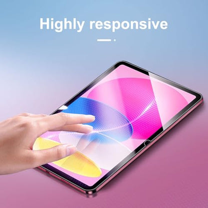 NEW'C 2 Pack Screen Protector Tempered Glass for iPad (A16) 11th Generation 2025, iPad 10th Generation 10.9 inches 2022