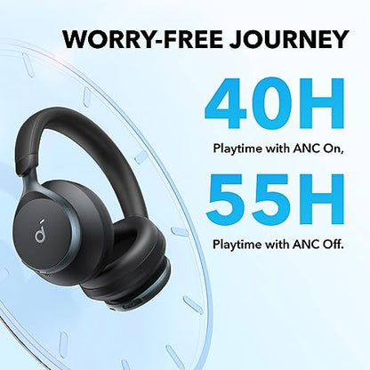 Soundcore 3035 Space One Over Ear Headphones Wireless Bluetooth 5.3 with Active Noise Cancellation
