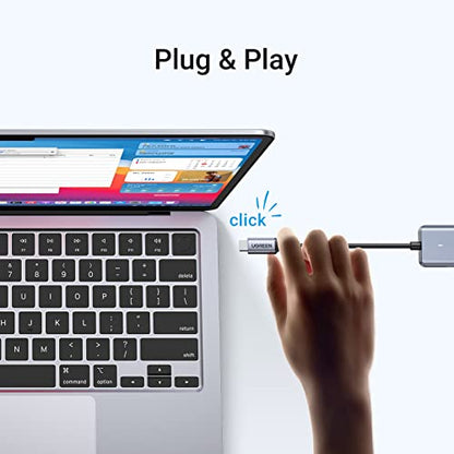 UGREEN USB C Hub 4 Ports 5Gbps Compatible with Macbook Pro/Air, iPad Pro, Chromebook, Dell XPS