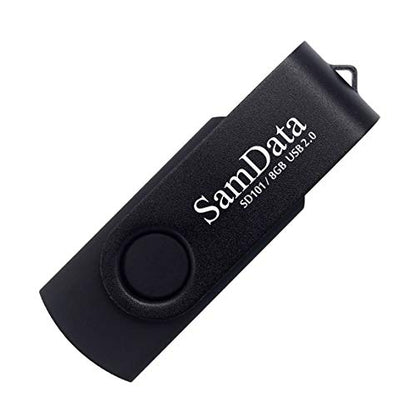 SamData 8GB 655160561252 USB 2.0 Flash Drive Memory Stick