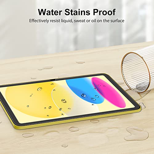 SPARIN 3 Pack Screen Protector for iPad 10th Generation 10.9 inch & 11th Generation 11 inch, Tempered Glass with 9H Hardness