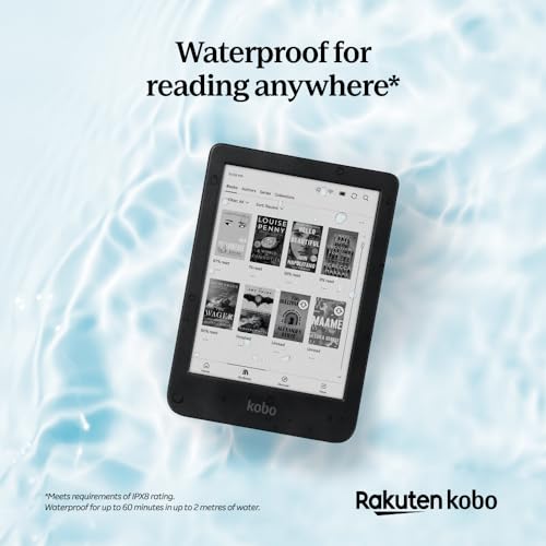 Kobo 6 Inches N365-TP-BK-S-EP 1072x1448 E Ink eReader