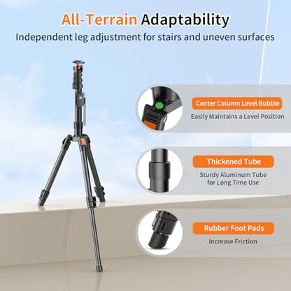 XXZU 75 Inch Tripod Model 5499 for Camera & Smartphone