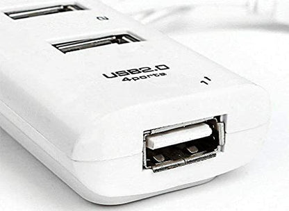 FDBV 4-Port USB 2.0 Hub Model HUBS16102020 White