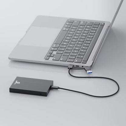 OSENTRiX 2TB O2-BK-2TB USB 3.0 External Hard Drive - 5400 RPM - 2.5-inch - Aluminum