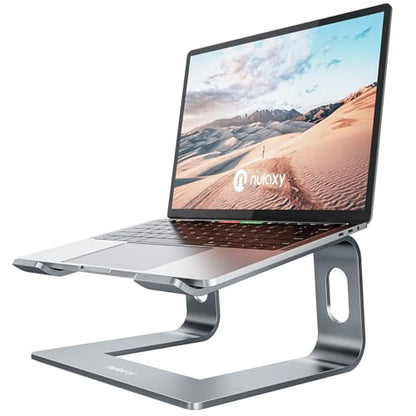 Nulaxy C3 Laptop Stand, Detachable Ergonomic Aluminum Holder Compatible with 10-16" Laptops