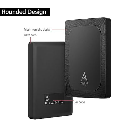 Aiolo Innovation 500GB External Hard Drive A4 5400RPM USB 3.0 Portable HDD