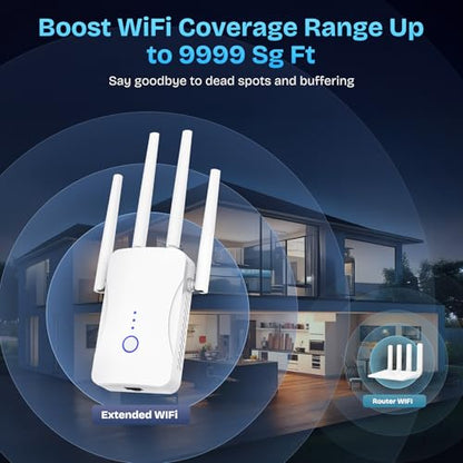 JoyLantern 2.4GHz M-97E WiFi Extender 300Mbps Wireless Signal Repeater
