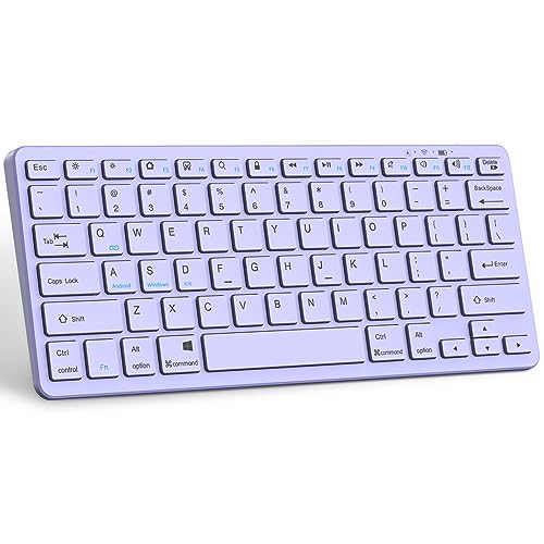 TaIYanG 11" Light Purple 281 BT Keyboard Bluetooth Wireless Keyboard
