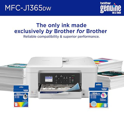 Brother MFC-J1365DW Inkjet Printer, 1200 x 6000 dpi, Multifunction
