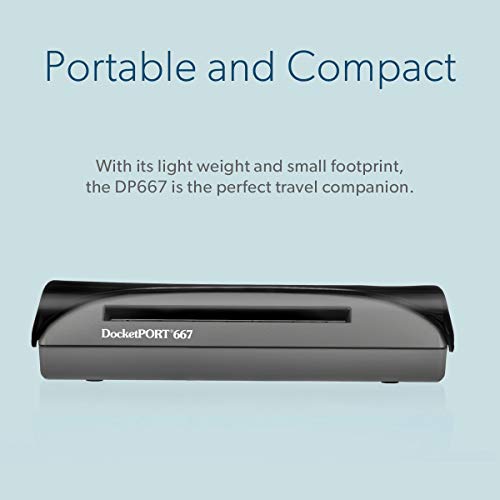 AMBIR DocketPORT 667 600dpi USB Business Card Scanner