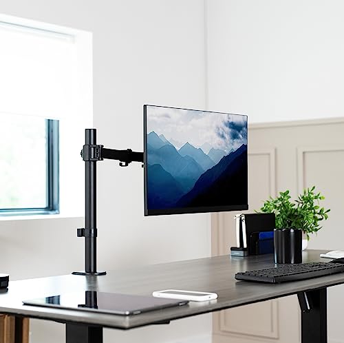 VIVO 13-38 Inch Monitor Arm Mount STAND-V001 Tabletop Black