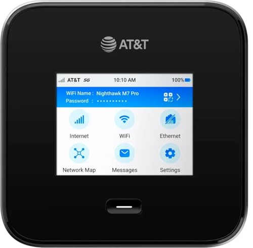 NETGEAR MR7400 5G 5800 Mbps Tri-Band WiFi 7 Mobile Hotspot, ENHANCED 5G SPEEDS, Internal Antenna, 2000 sq. ft. Coverage
