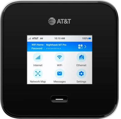 NETGEAR MR7400 5G 5800 Mbps Tri-Band WiFi 7 Mobile Hotspot, ENHANCED 5G SPEEDS, Internal Antenna, 2000 sq. ft. Coverage