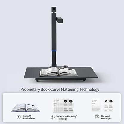 CZUR 16.5x11.7 inches Shine Surface Pro 4608x3456 Document Scanner