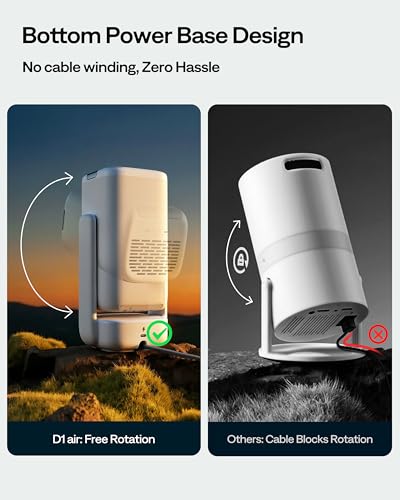 Aurzen D1 air D002P 1920 x 1080 300 Lumen LCD Portable Projector