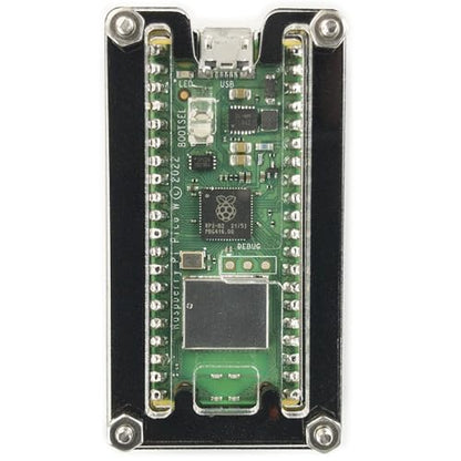 C4Labs Zebra Pico W Case Mini ITX Raspberry Pi 2.5 inches Dual Band Acrylic Stainless Steel