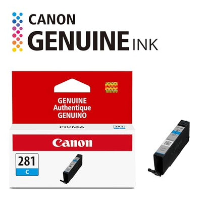 Canon CLI-281 Cyan Ink Tank 250 Pages Compatible with PIXMA Printers