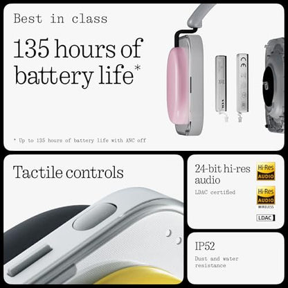 Nothing B186 3.5mm Jack Over-Ear Headphones Wireless Bluetooth 5.4 Audio