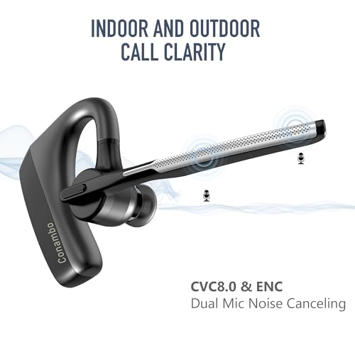Conambo Bluetooth Headset K10C In Ear Wireless Noise Cancelling 16 Hours Battery Life