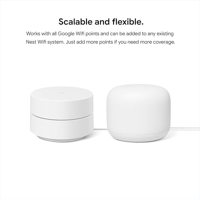 Google 3-Pack AC1200 WiFi Mesh System 1200 Mbps Dual-Band 802.11ac Wireless Router