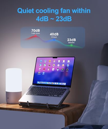 MOKURU 15.35" Laptop Cooling Pad, 2 Fans, Black