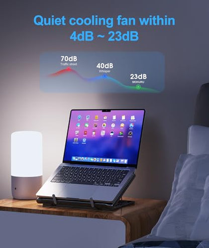 MOKURU 15.35" Laptop Cooling Pad, 2 Fans, Black