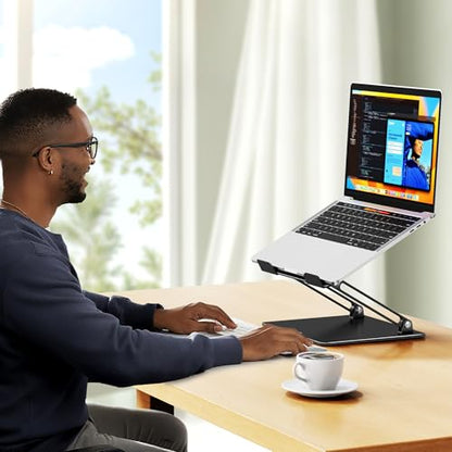 BESIGN LS10 Black Adjustable Laptop Stand for 10-14" Laptops