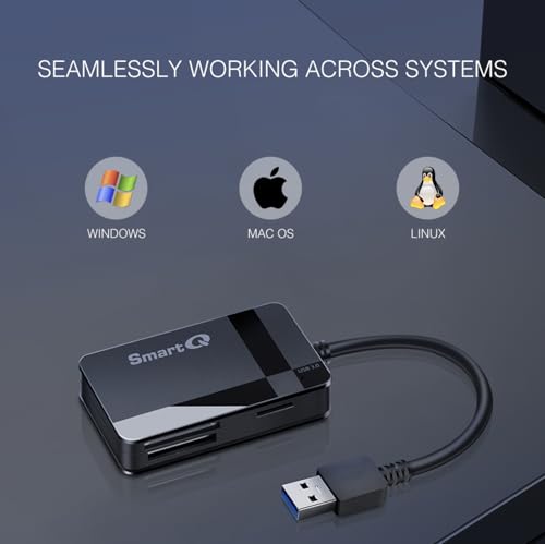 SmartQ 4-in-1 C368 USB 3.0 Memory Card Reader