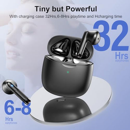 Niderson J51 Cables Wireless Earbuds Bluetooth 5.3 Language Translator Earbuds