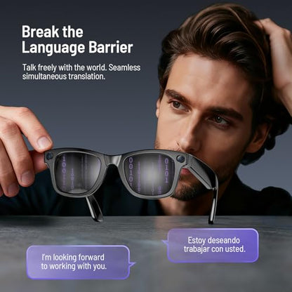 Demabon 4K Smart Glasses Model Number: Smart Glasses Resolution: 3840 x 2160 Color: Black