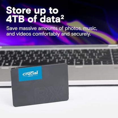 Crucial 1TB CT1000BX500SSD1 SATA Solid State Drive 540MB/s Read Speed Internal SSD