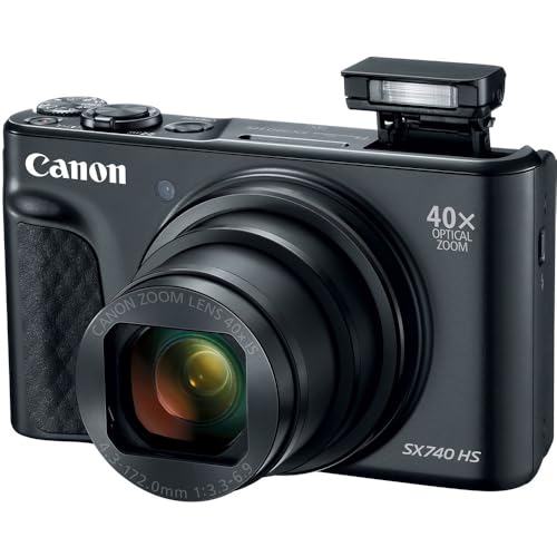 Canon PowerShot SX740 HS Compact Camera 20.3 MP 4K UHD Optical Zoom 40x