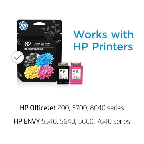 HP N9H64FN Ink Cartridge Set, Black and Tri-Color, 200 Page Yield, Compatible with HP Envy and OfficeJet Printers