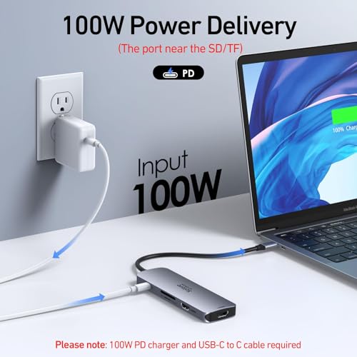 Selore&S-Global USB C Docking Station 8 Ports 2xHDMI Dual Monitor 5Gbps USB 3.0