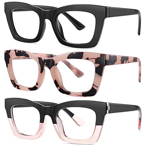 Okany 3 Count 8093 Polycarbonate Blue Light Blocking Glasses