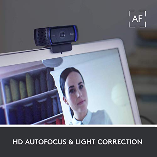 Logitech 113 Grams C920 1080p Webcam USB BSI CMOS Webcam