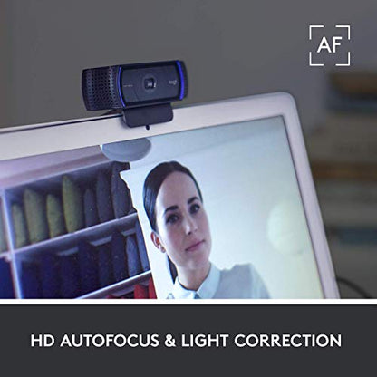 Logitech 113 Grams C920 1080p Webcam USB BSI CMOS Webcam