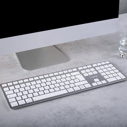 Cherry 17.32x5.12x0.59 inches JK-9110US-1 Wireless Keyboard for Mac