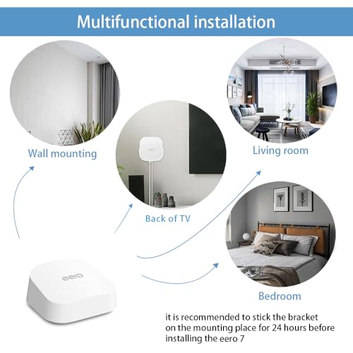 OkeMeeo 1 Pack 786-E7-J1Z Dual-Band Wall Mount Router Bracket