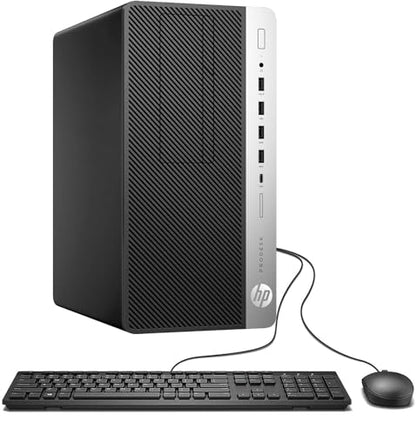 HP ProDesk 600G4 Computer Tower | Intel Core i7-8700 | 1TB SSD | 32GB DDR4 | Windows 11 Pro | Black