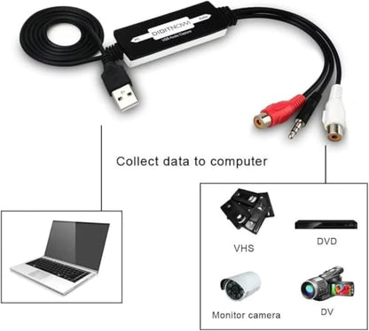 DigitPro 0.11kg Cam Link 4K USB 2.0 External Sound Card