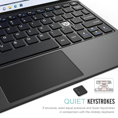 Arteck QWERTY Type Cover HB216 BT Mechanical Keyboard for Microsoft Surface Go 4, 3, 2, 1