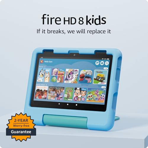 Amazon 8" Fire HD 8 Kids Tablet (Latest Model) 1280 x 800 13 Hour Battery 32GB Tablet