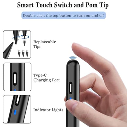 Luntak 6.5 inches Stylus Pen Model 11-A for Android and iOS Devices - Black