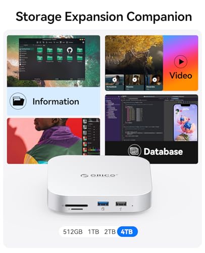 ORICO 1TB External SSD Docking Station M4SE-1TB USB 3.2 Gen 2 5Gbps