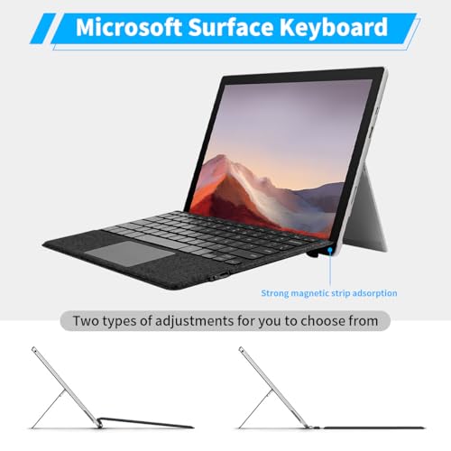Sooguard Surface Pro Keyboard 11/10/9/8/X Bluetooth Backlit Keyboard with Multi-Touch Trackpad
